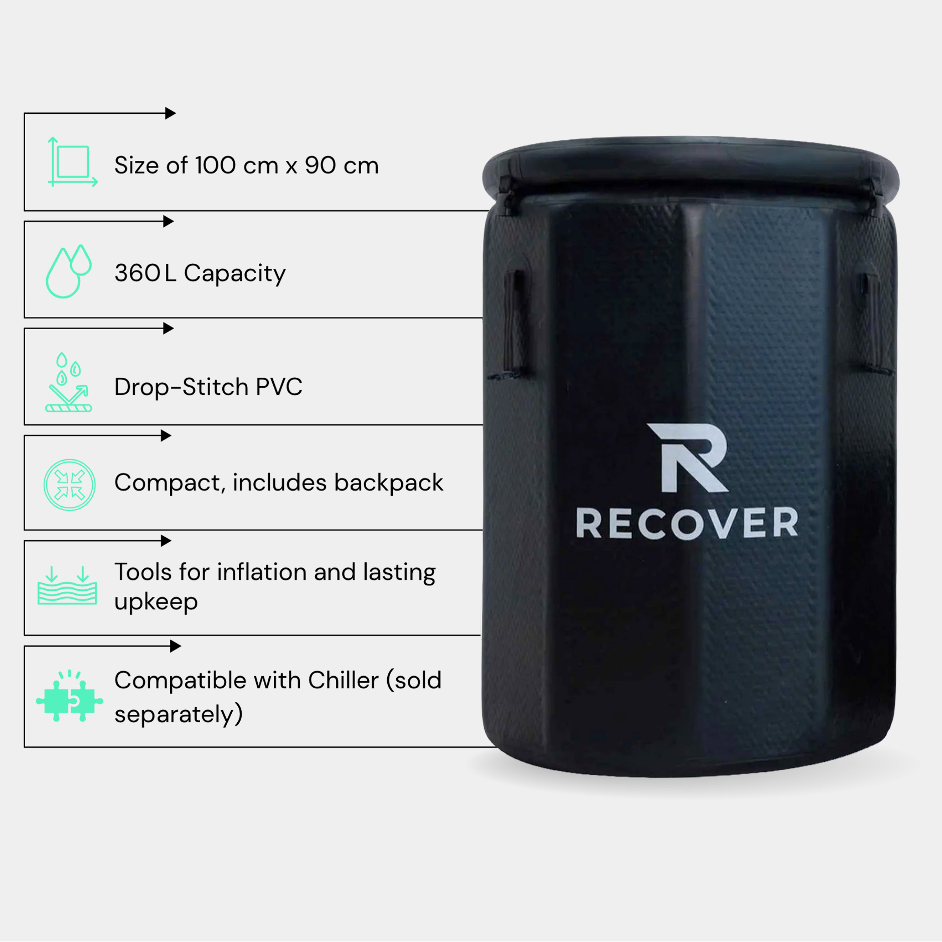 Barrel Tall Cold Plunge