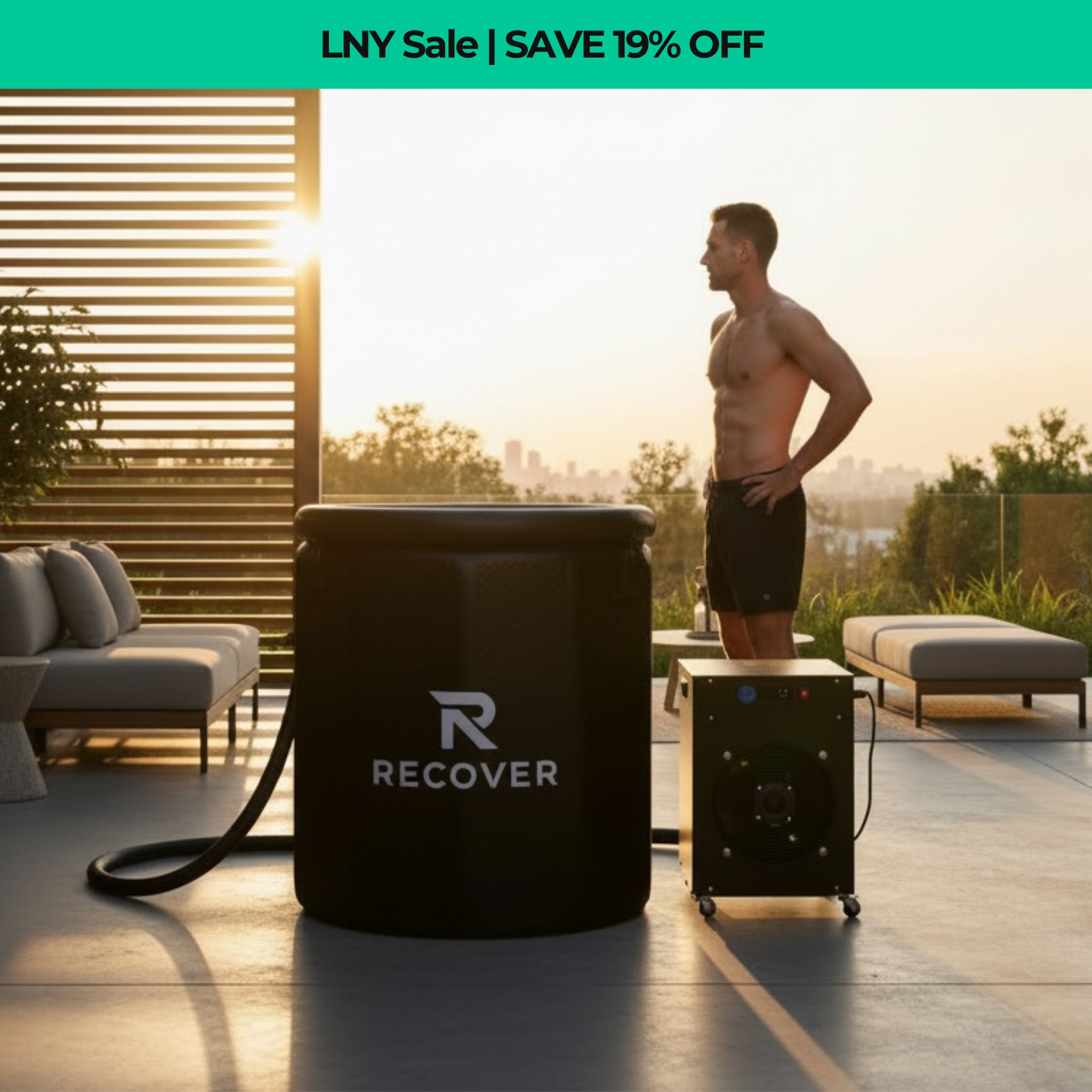 Barrel Standard + WiFi Cold Plunge Chiller System (1HP or 2HP)