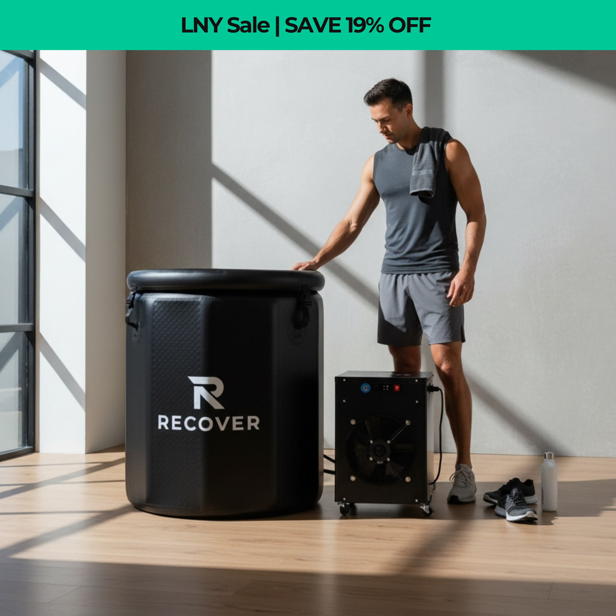 Barrel Standard + WiFi Cold Plunge Chiller System (1HP or 2HP)