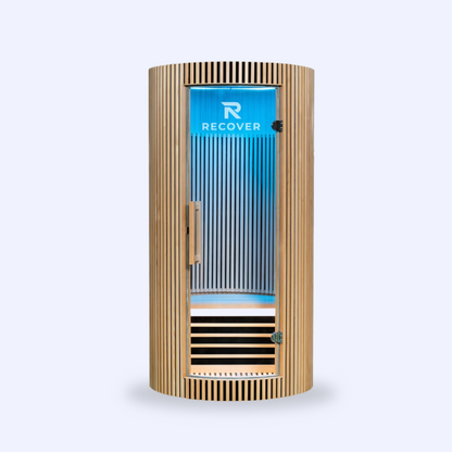 Infrared Indoor RSauna & Barrel Ice Plunge with 1 HP Chiller